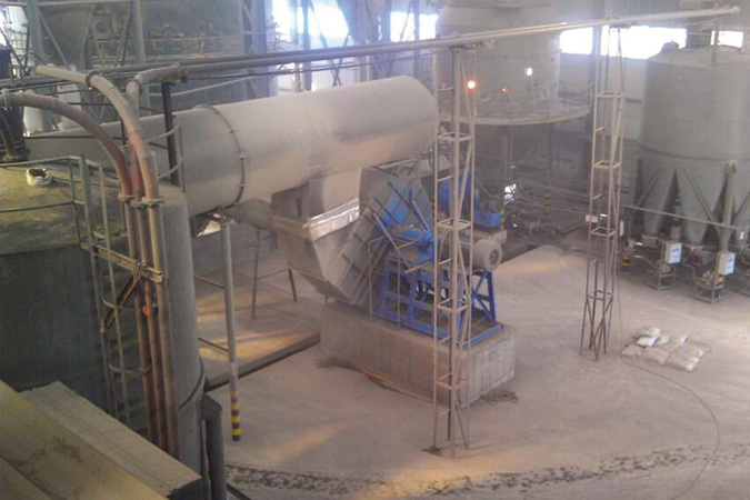 Spray tower hot blast stove coal ash injection production line